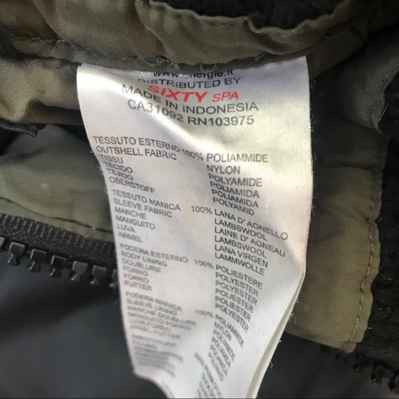 ❄️Miss sixty bomber jacket size s in black/khaki - Picture 6 of 6